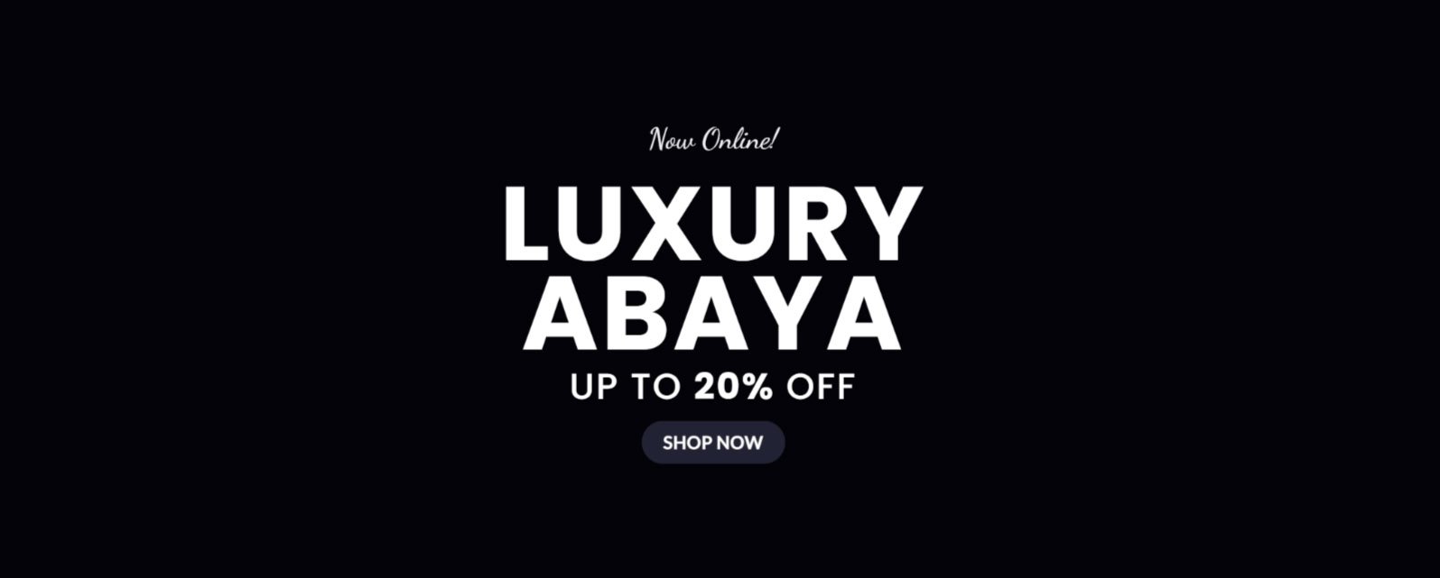 Abaya Online Shopping in India, UK, USA, Canada